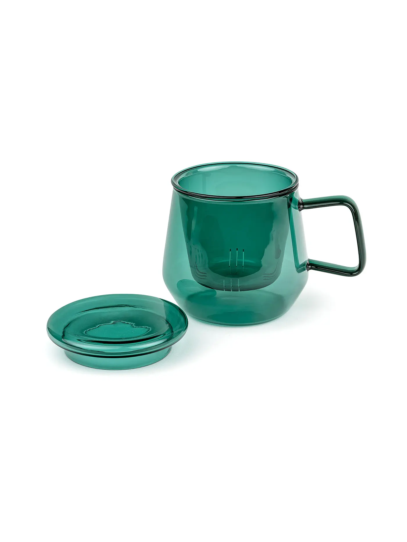 BREDEMEIJER | Teekanne TEA FOR ONE LIVORNO 0,35l Glas Black | grün